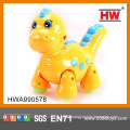 High Quality 21cm Electric Flashing Musical Cartoon Moving Dinosaur Toy